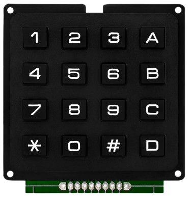 4x4 Keypad (User Input)