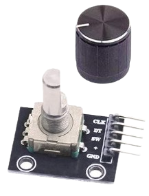 Rotary Encoder (Turn Knob to Change Values)